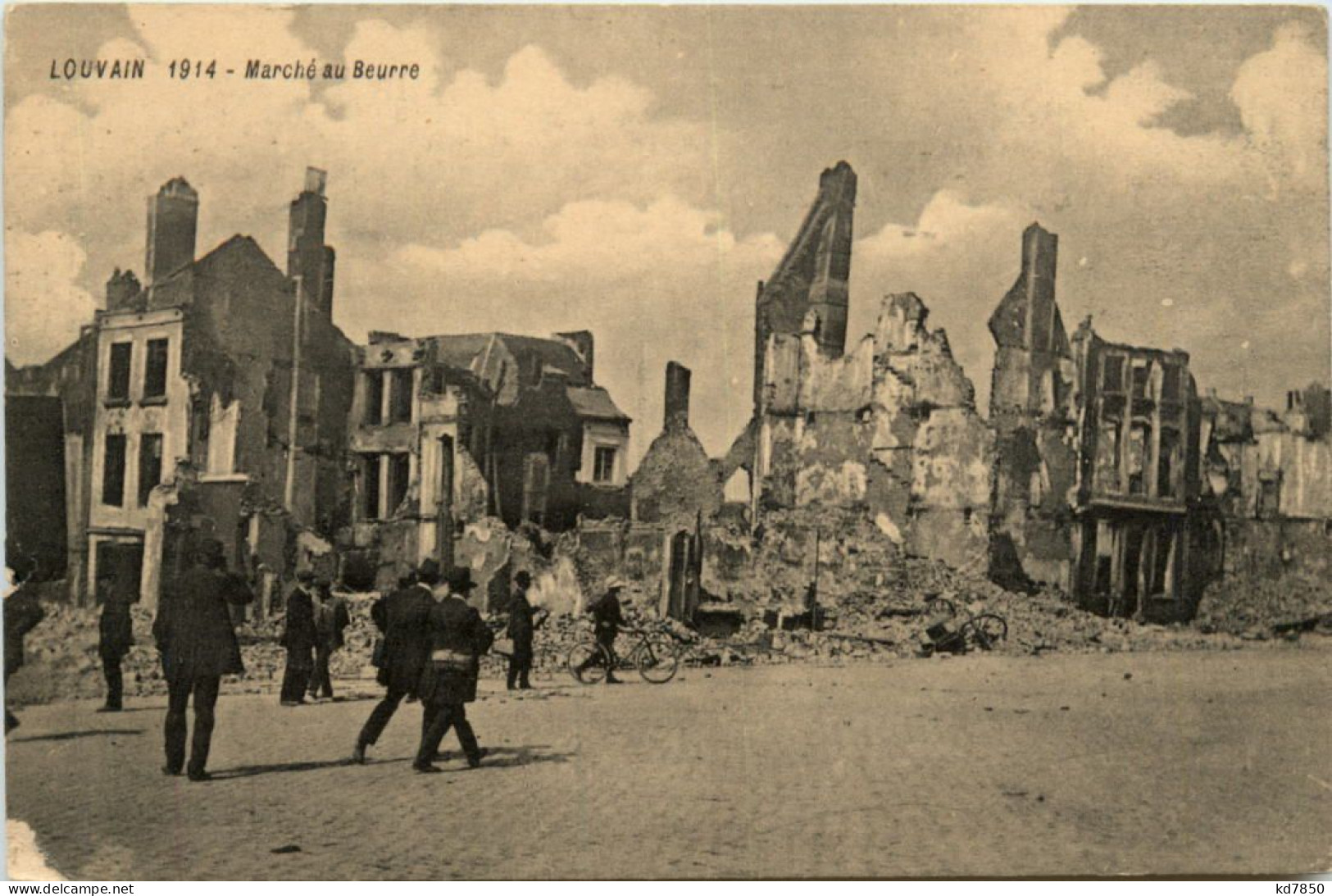 Louvain 1914 - Marche Au Beurre - Leuven