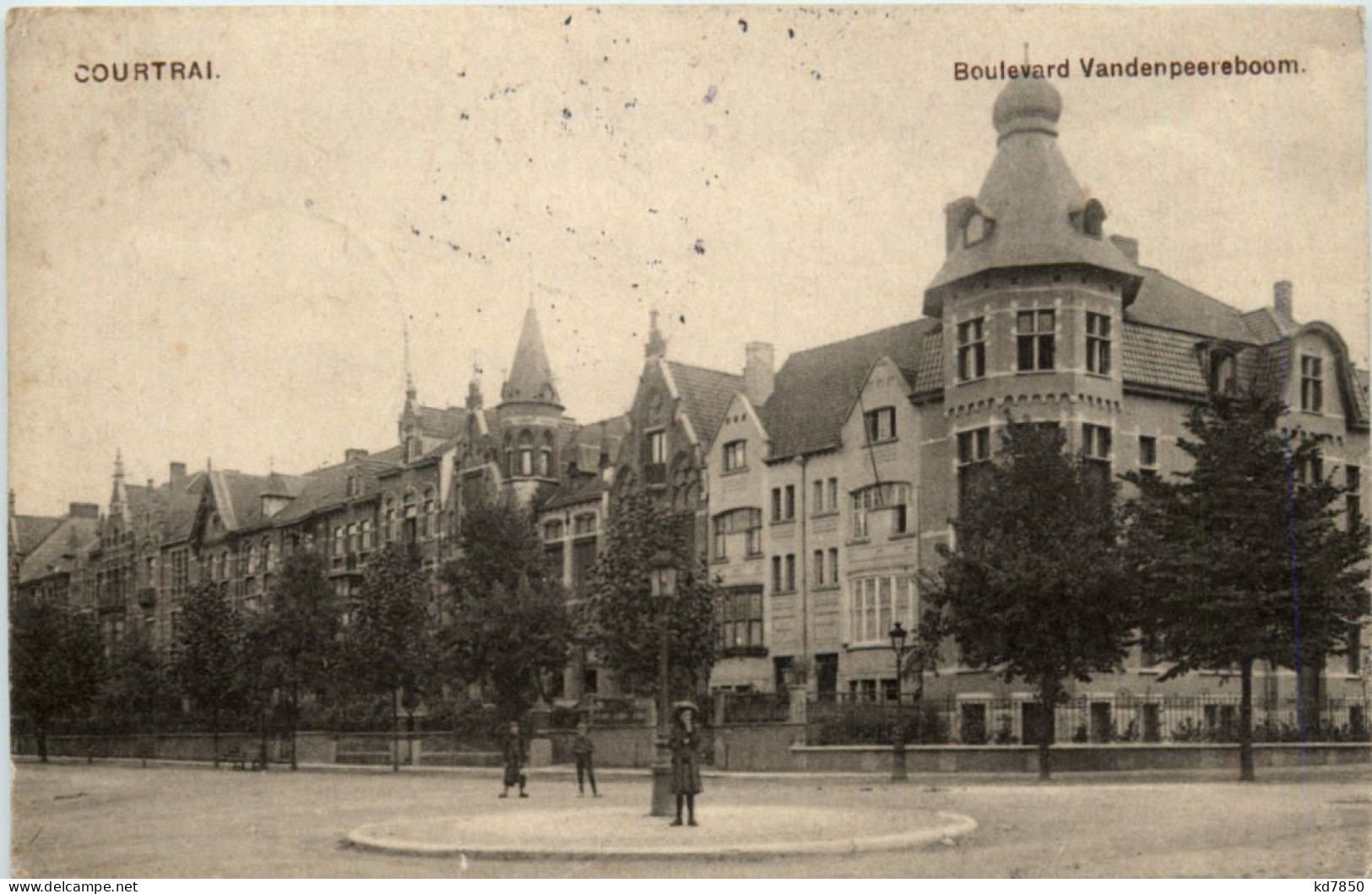 Courtrai - Boulevard Vandenpeereboom - Feldpost 6. Gardekorps - Kortrijk