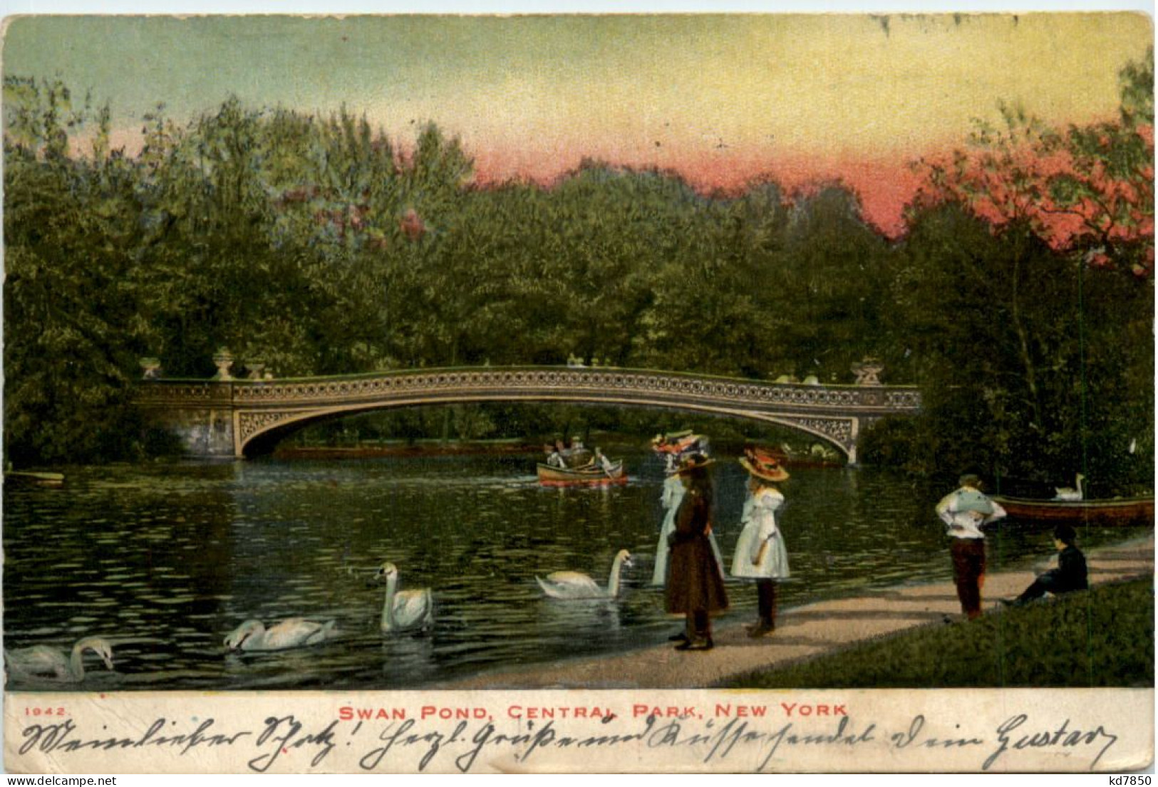 New York - Swan Pond - Central Park - Altri & Non Classificati