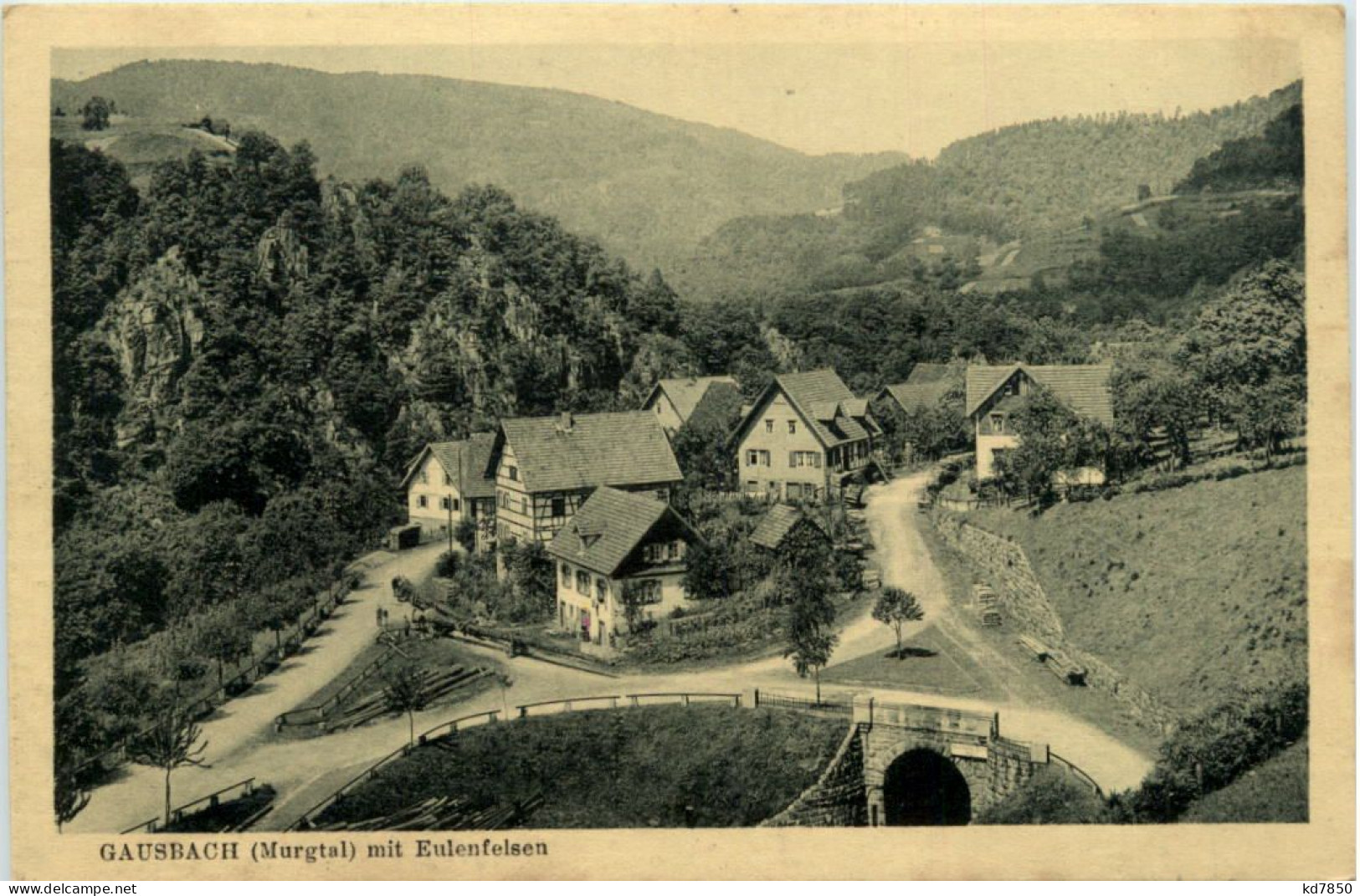 Gausbach Murgtal Mit Eulenfelsen - Forbach - Forbach