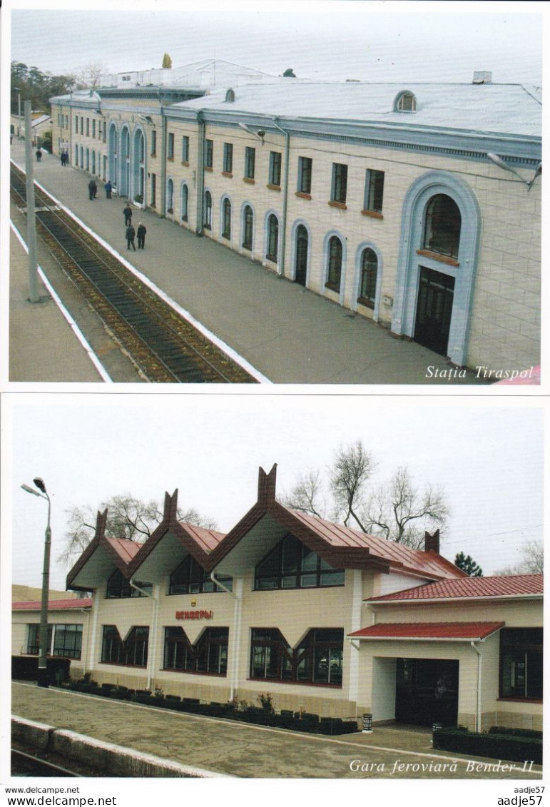 Moldova, 2004, 10 Railwaystations Compleet MNH** - Stations Without Trains