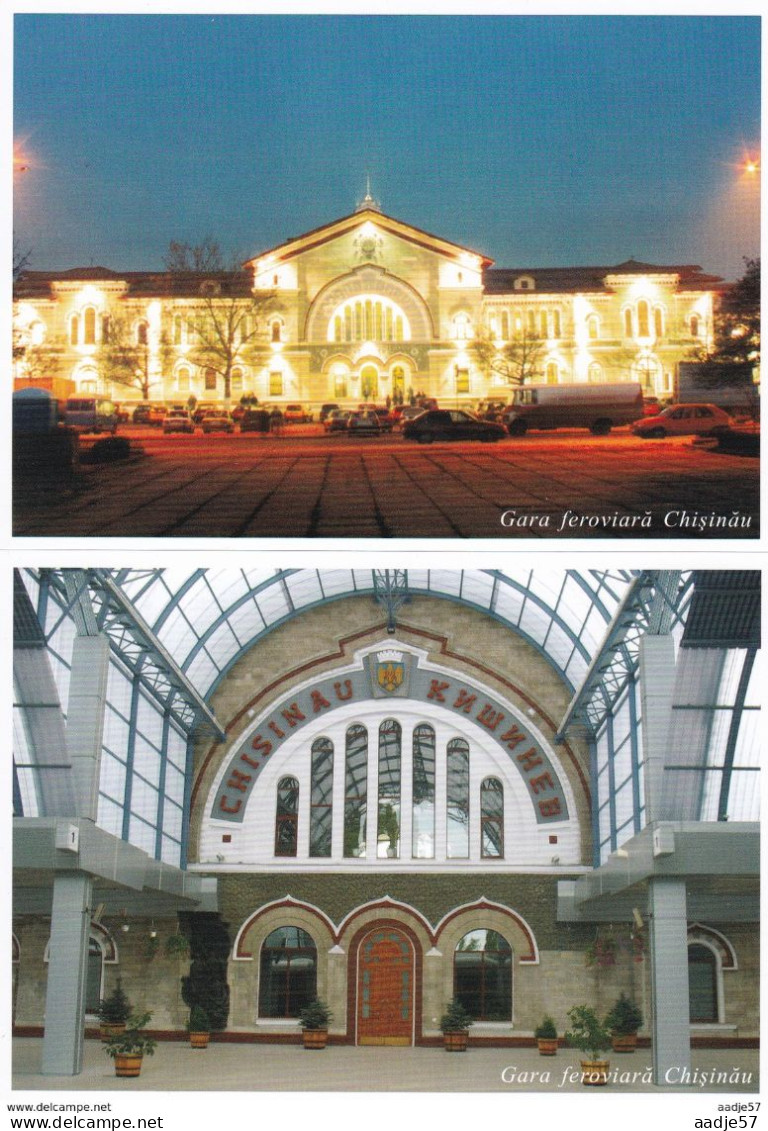 Moldova, 2004, 10 Railwaystations Compleet MNH** - Bahnhöfe Ohne Züge