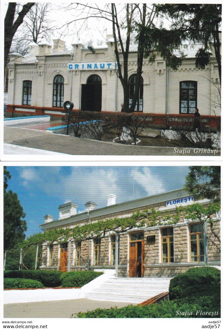 Moldova, 2004, 10 Railwaystations Compleet MNH** - Stations Without Trains