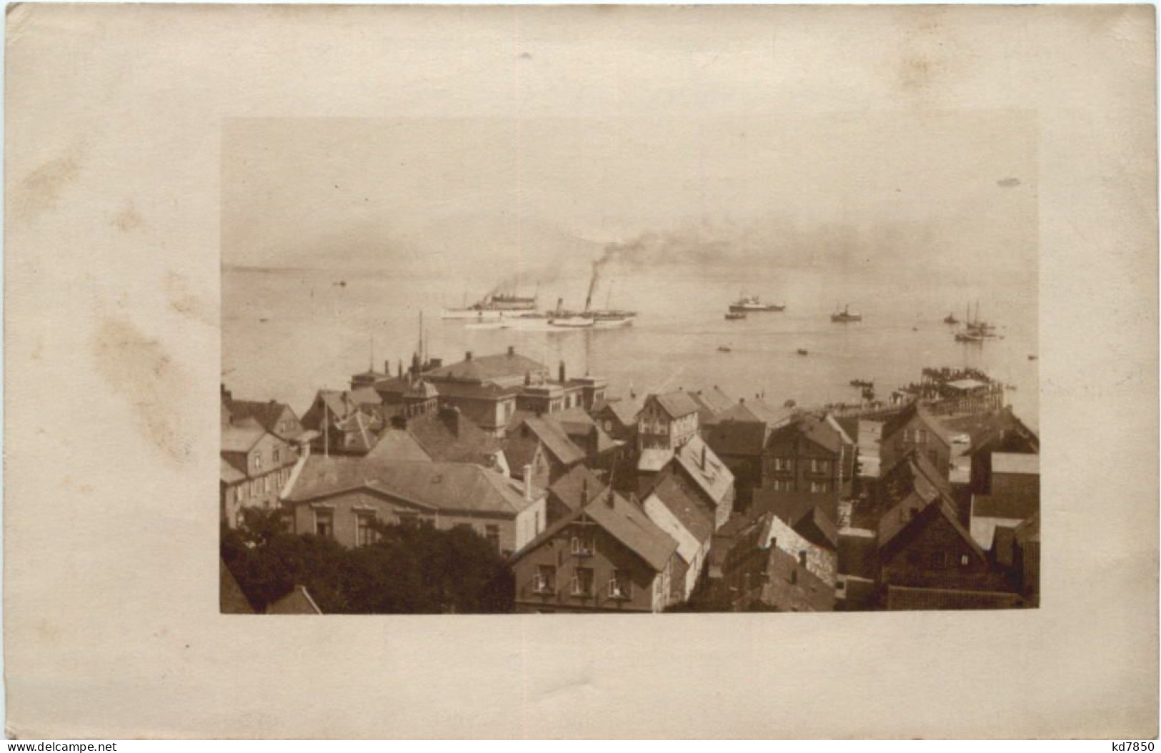 Helgoland - Unterland Mit Landungsbrücke - Helgoland