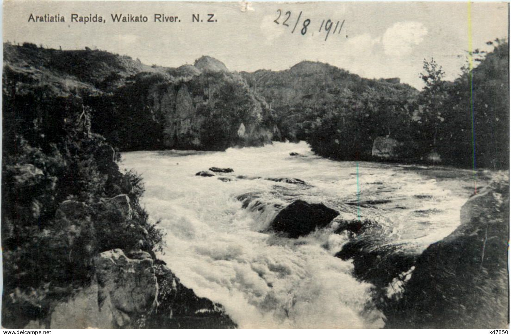 Waikato River - Aratiatia Rapids - New Zealand - Nueva Zelanda