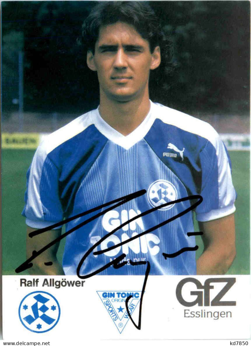 Ralf Allgöwer - Stuttgarter Kickers Mit Autogramm - Fussball