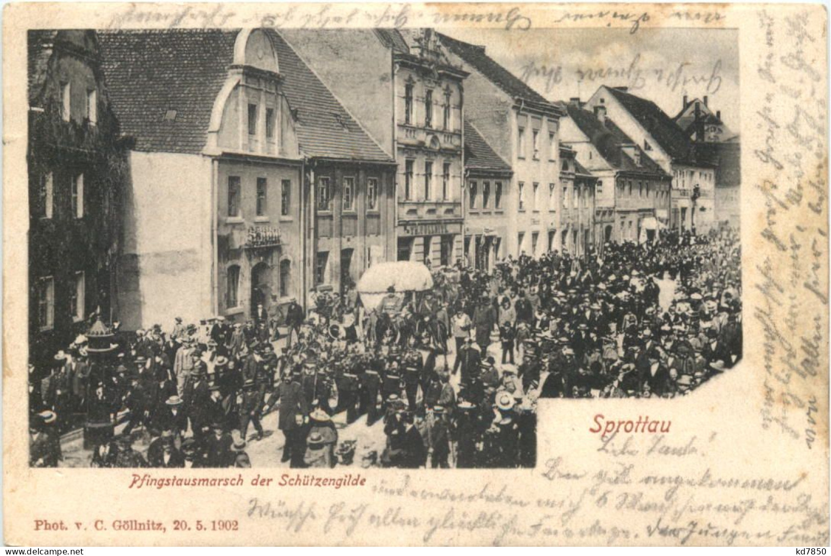 Sprottau - Pfingstmarsch Der Schützengilde - Schlesien - Muehlhausen