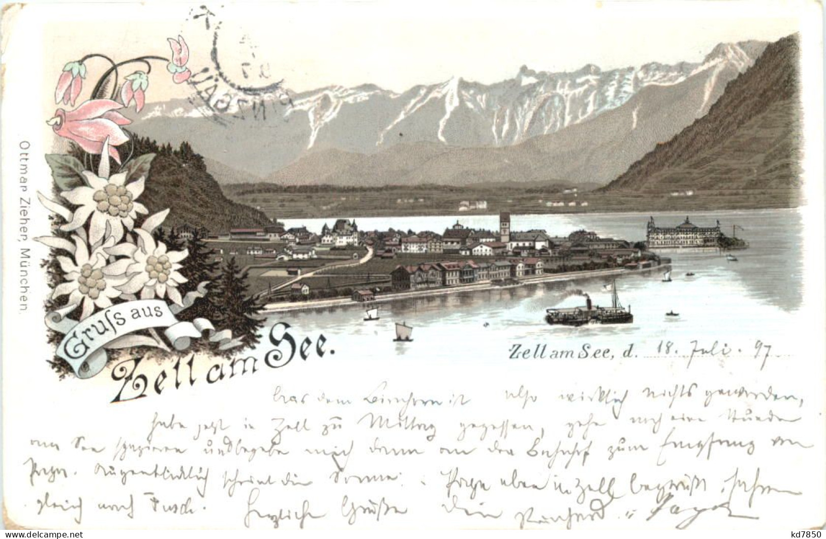 Gruss Aus Zell Am See - Litho - Zell Am See