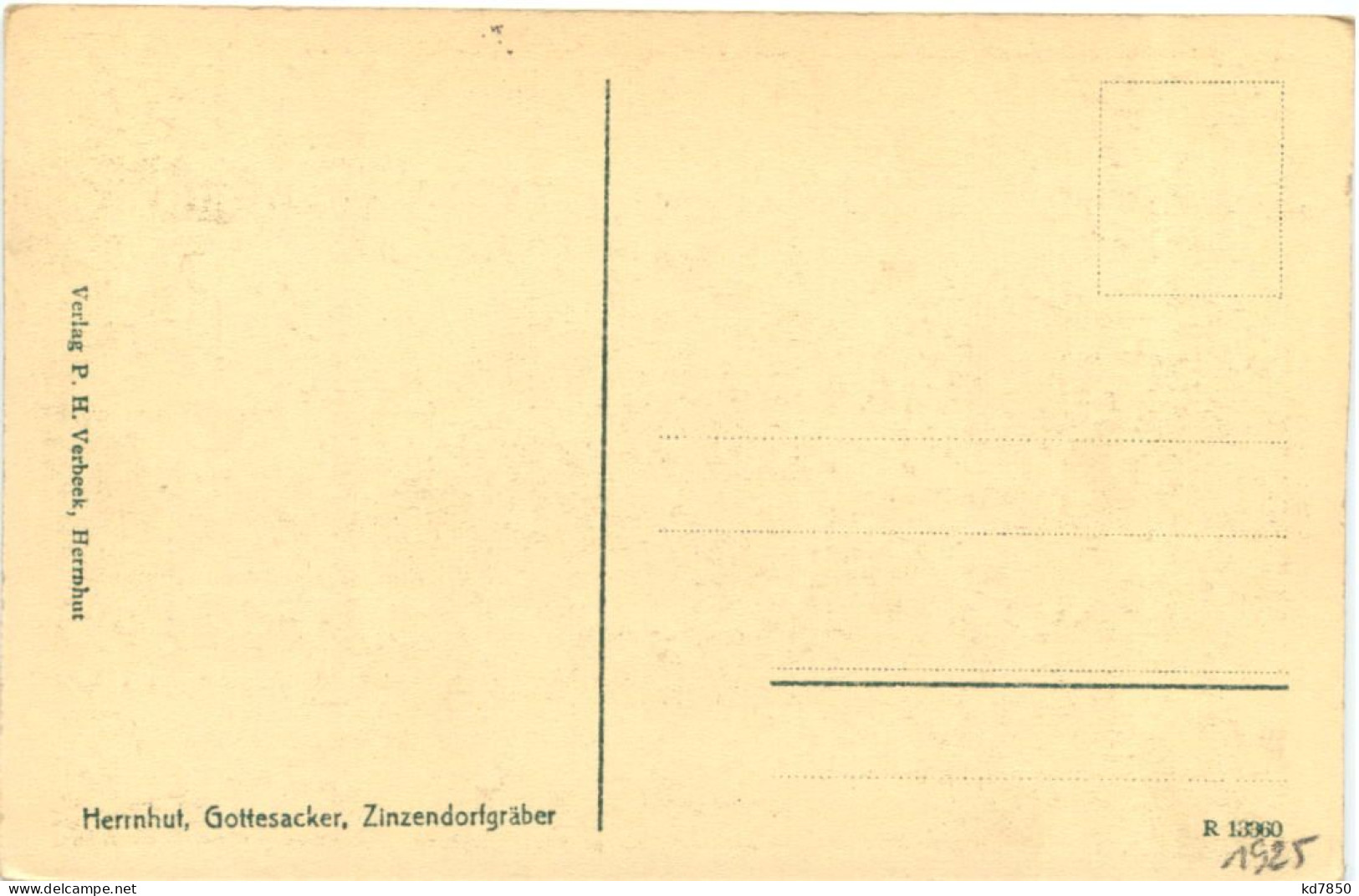 Herrnhut In Sachsen - Gottesacker - Herrnhut