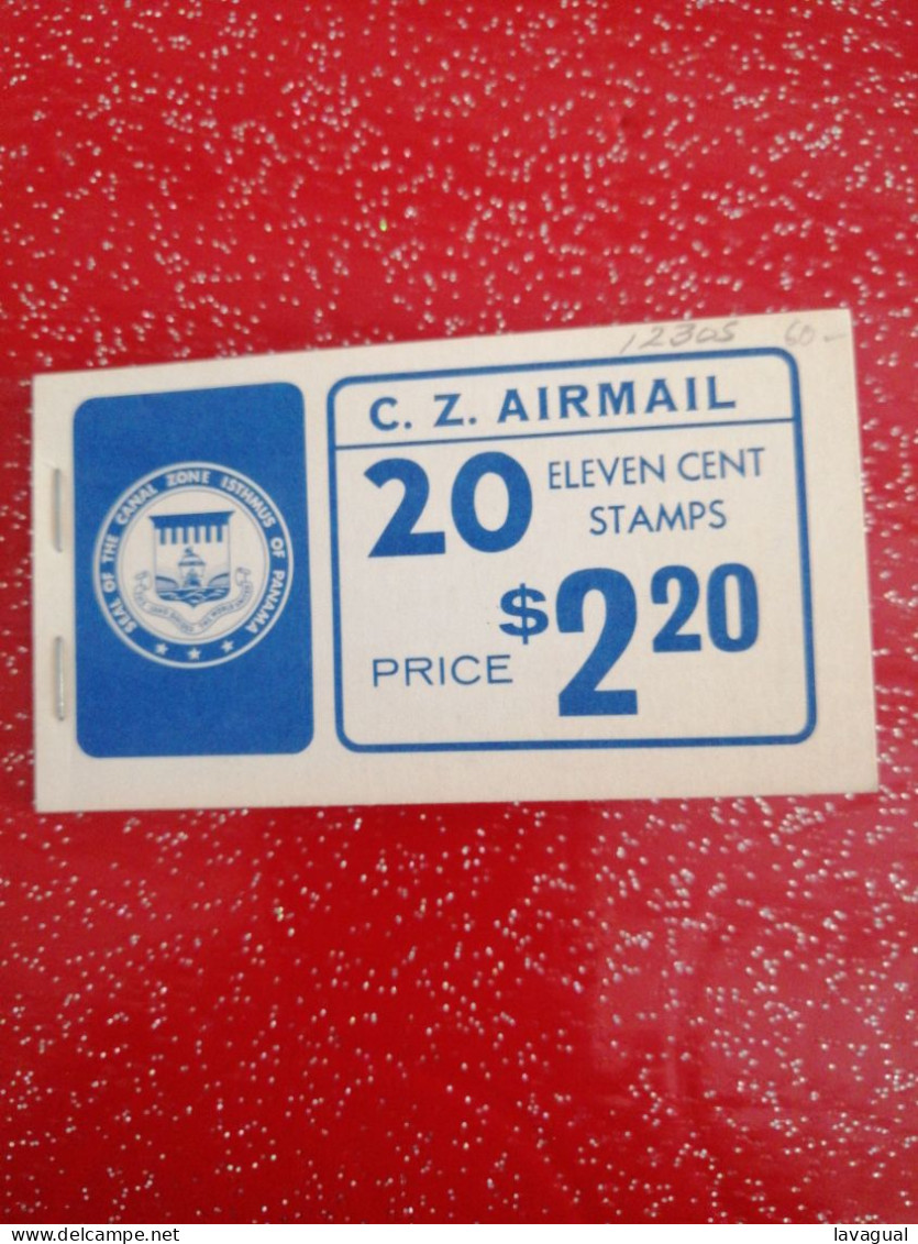 Booklet The Canal Zone Seal And Jet Airmail 1965-1976 - Panama