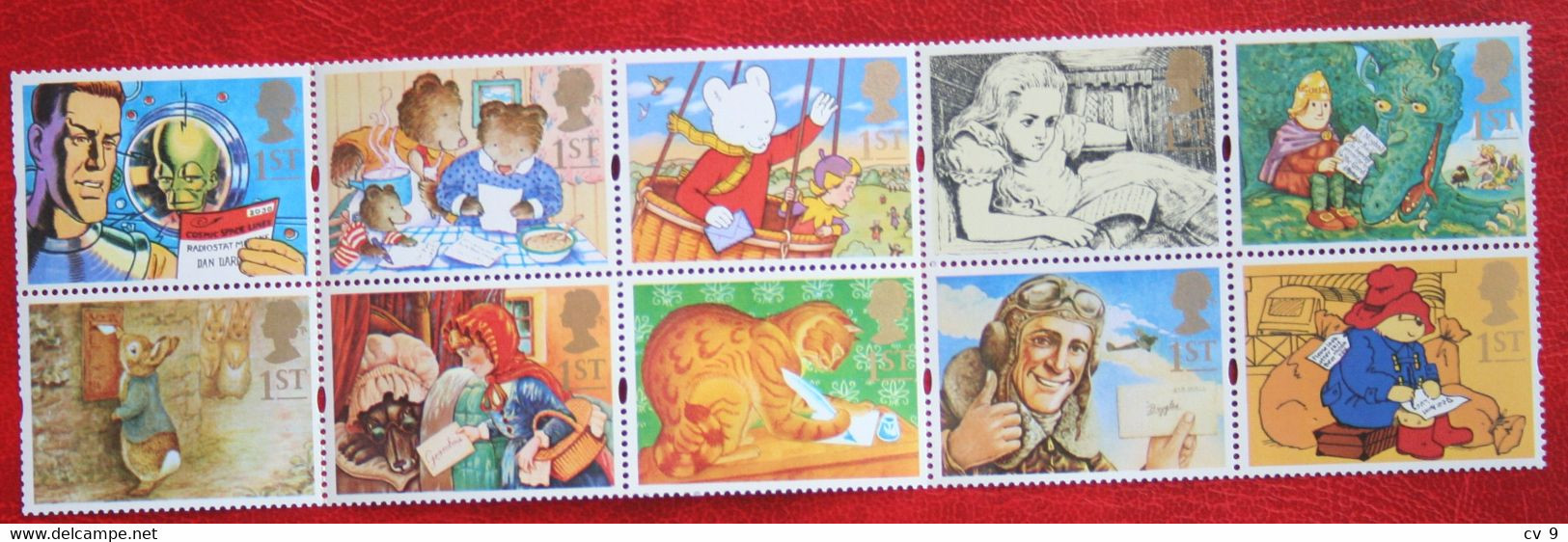 GREETINGS STAMPS CHILDREN'S BOOKS COMICS (Mi 1493-1502) 1994 POSTFRIS MNH ** ENGLAND GRANDE-BRETAGNE GB GREAT BRITAIN - Unused Stamps