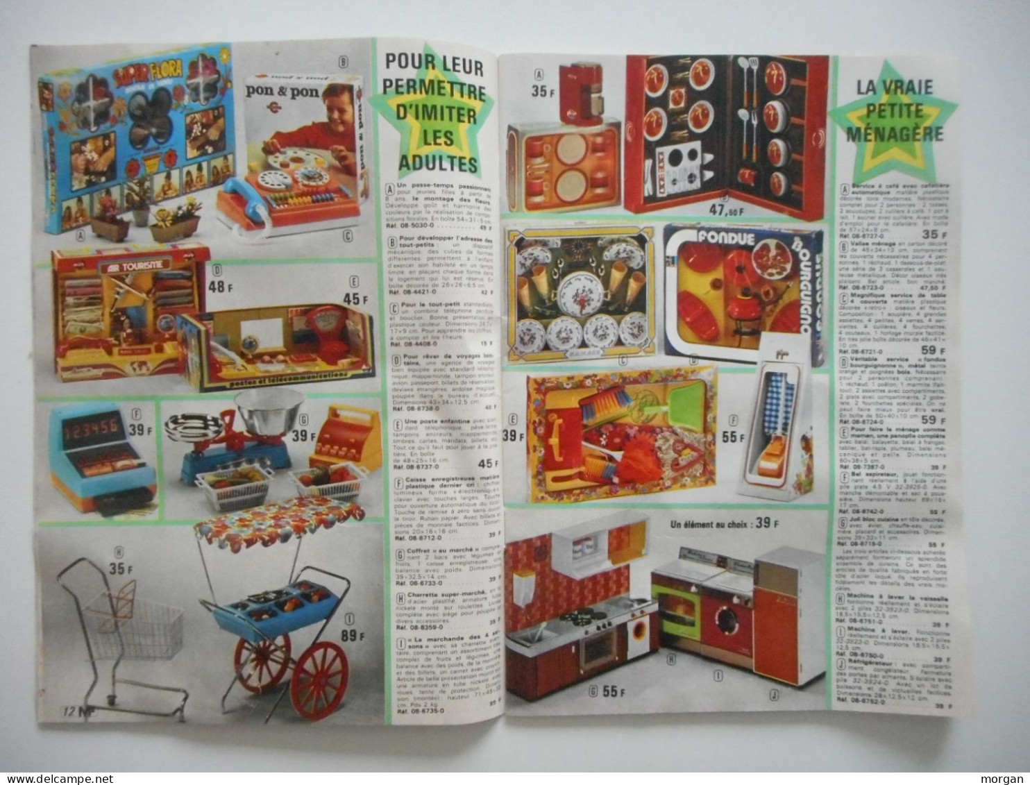 ANCIEN CATALOGUE DE JOUETS NOEL 1976 MANUFRANCE VINTAGE 44 PAGES - Non Classés