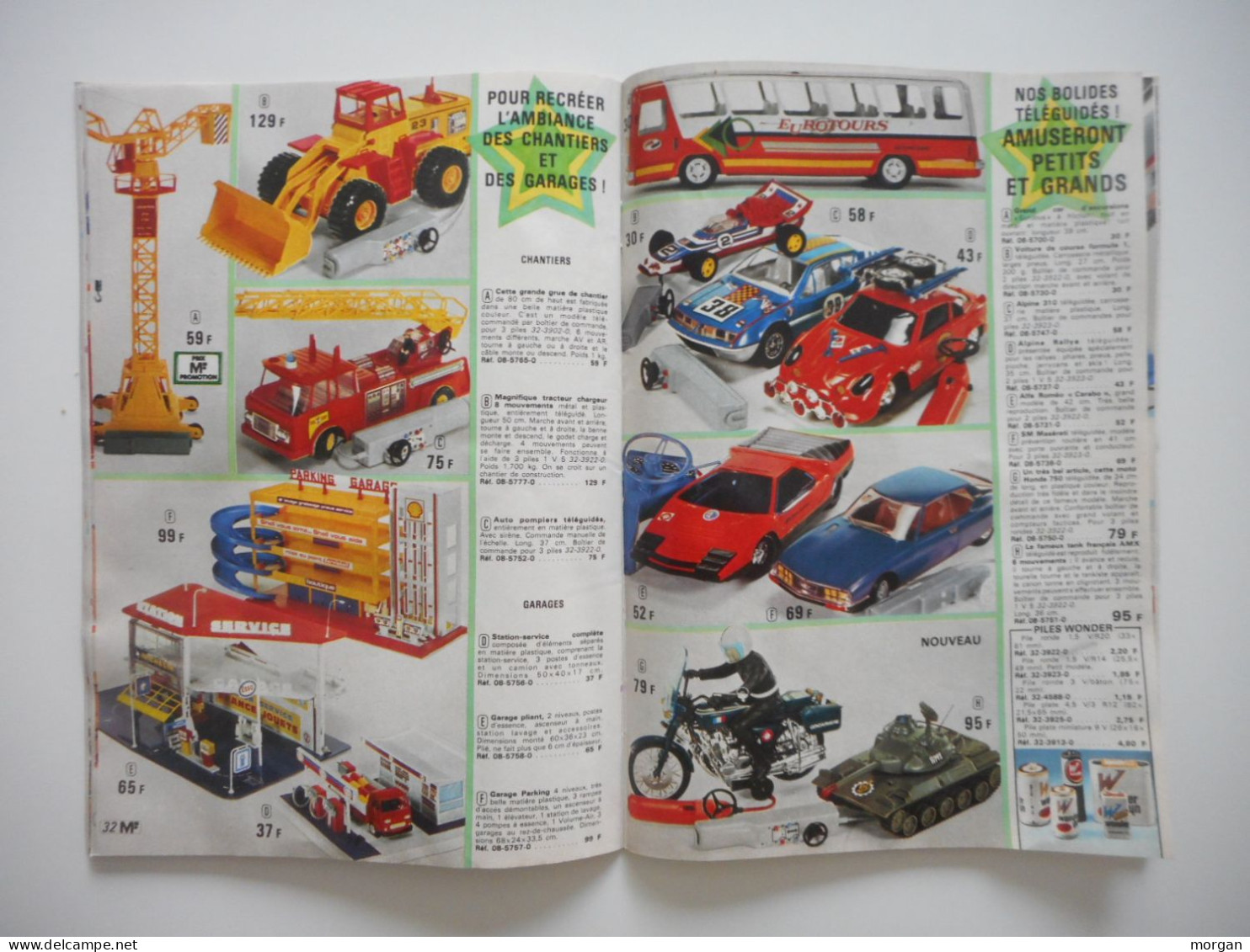 ANCIEN CATALOGUE DE JOUETS NOEL 1976 MANUFRANCE VINTAGE 44 PAGES