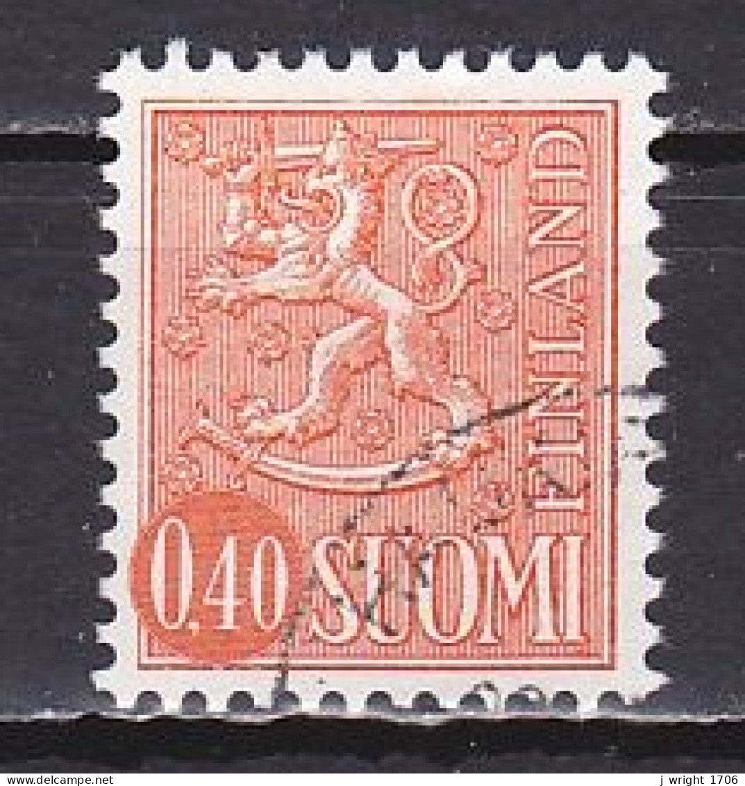 Finland, 1973, Lion, 0.40mk, USED - Oblitérés