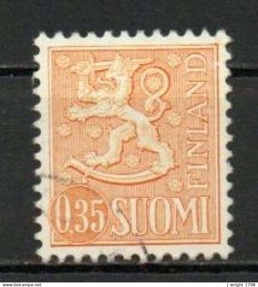 Finland, 1974, Lion/Thick Circle, 0.35mk, USED - Used Stamps