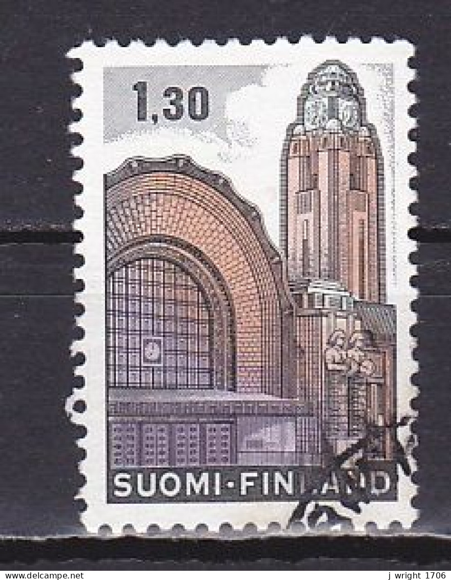 Finland, 1971, Helsinki Railway Station, 1,30mk/Phosphor, USED - Used Stamps