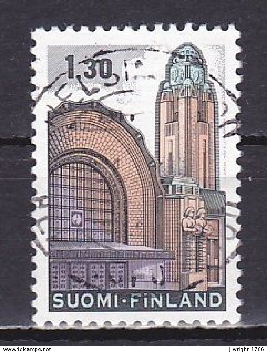 Finland, 1971, Helsinki Railway Station, 1,30mk/Phosphor, USED - Used Stamps