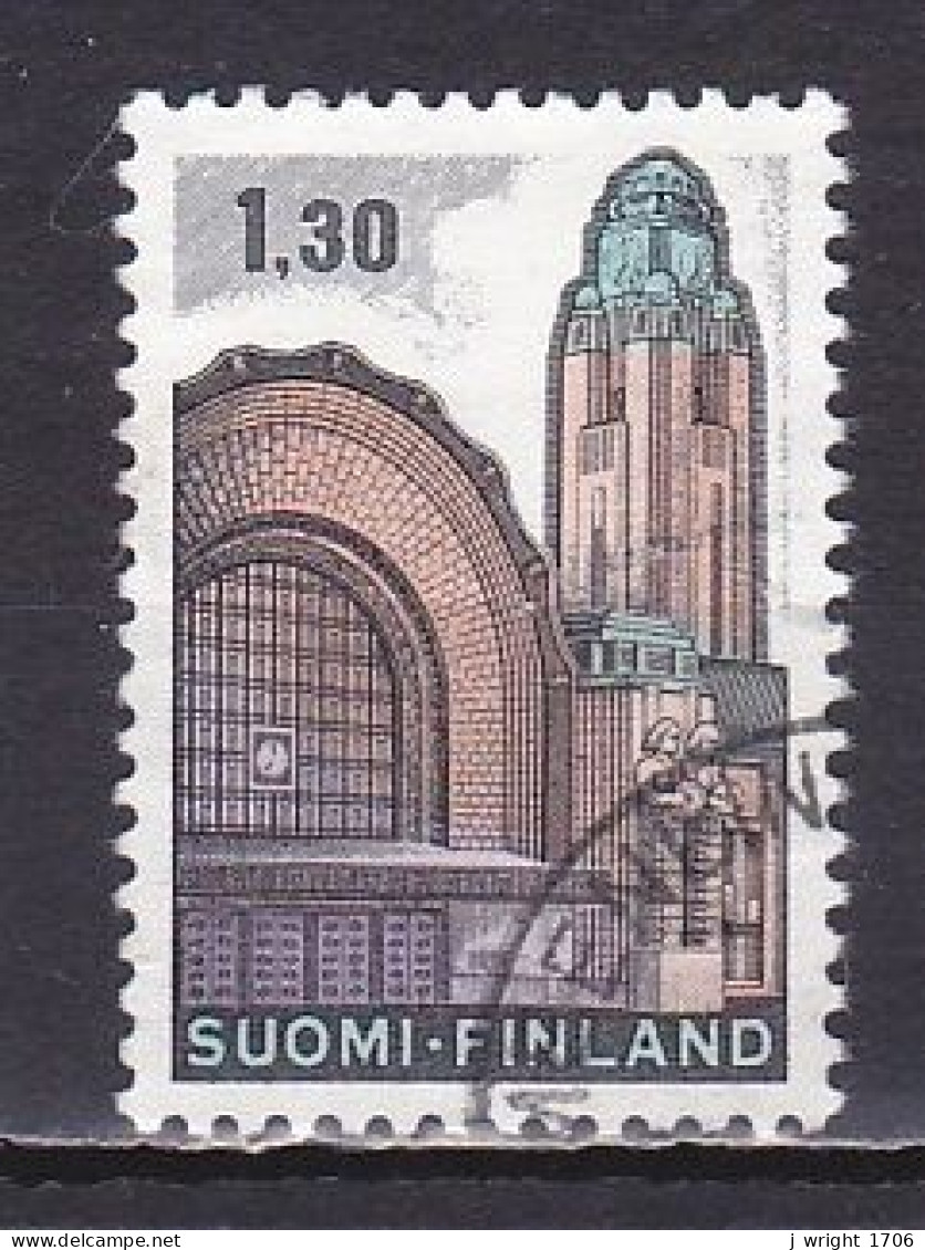 Finland, 1971, Helsinki Railway Station, 1,30mk, USED - Used Stamps