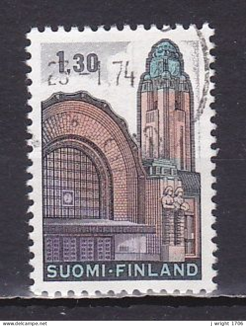 Finland, 1971, Helsinki Railway Station, 1,30mk, USED - Used Stamps