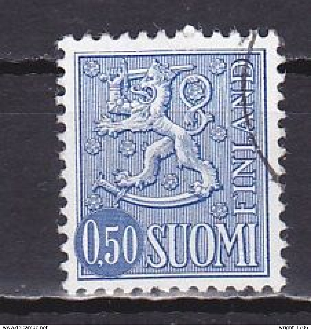 Finland, 1970, Lion, 0.50mk/Phosphor, USED - Usati