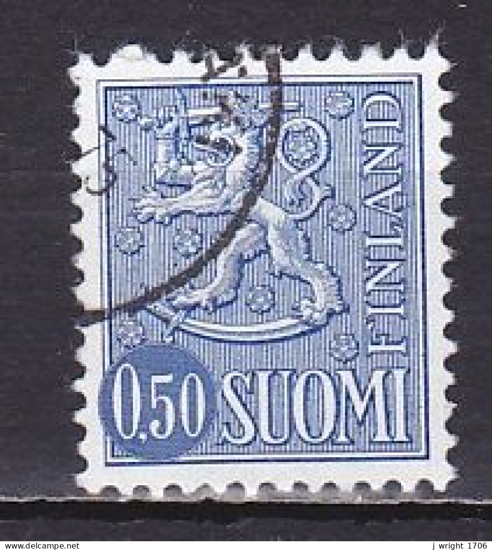 Finland, 1970, Lion, 0.50mk/Phosphor, USED - Gebraucht