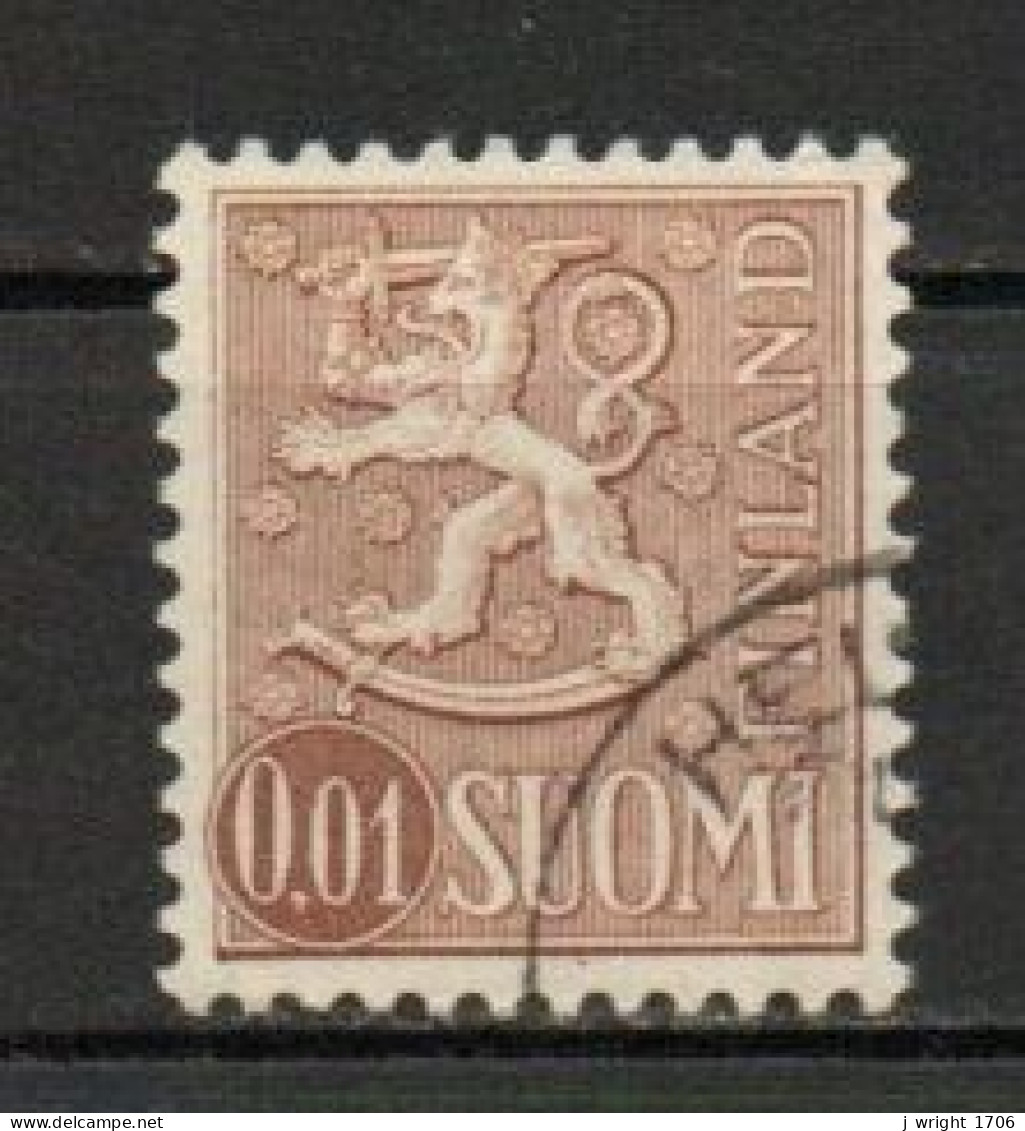 Finland, 1968, Lion, 0.01mk, USED - Usati