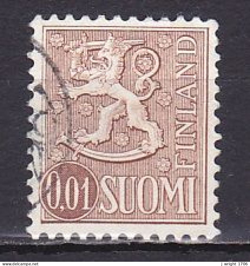 Finland, 1968, Lion, 0.01mk, USED - Usados