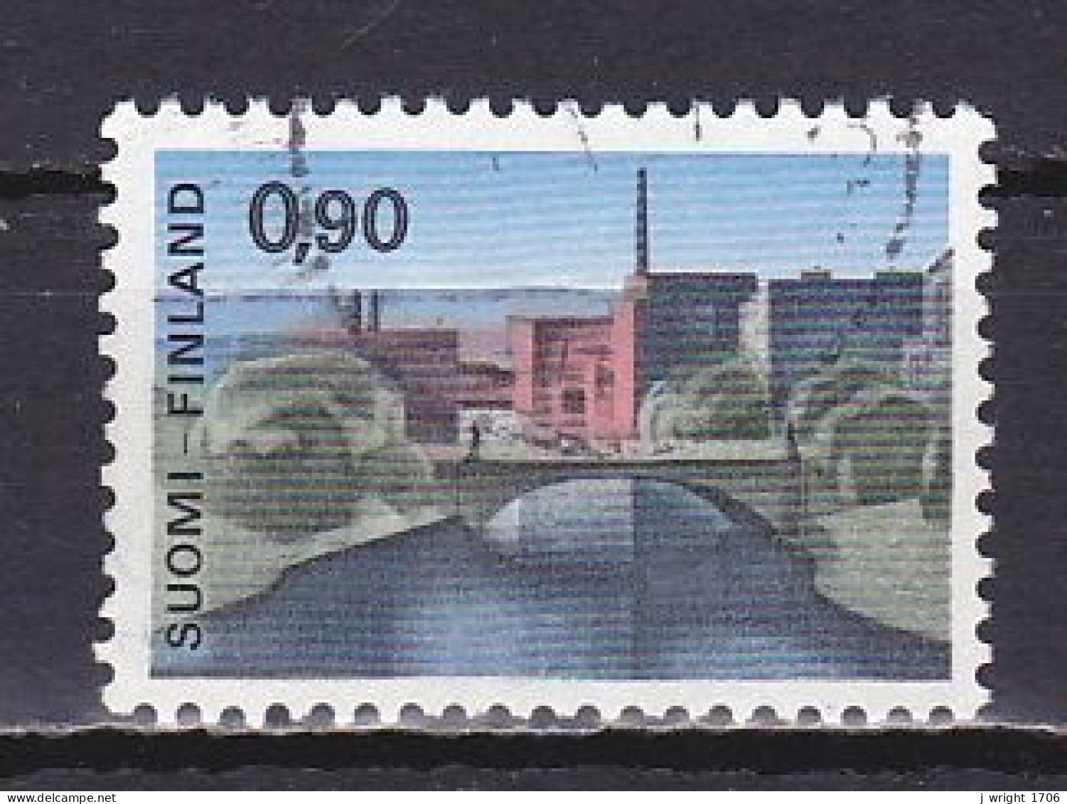 Finland, 1968, Tampere, 0.90mk, USED - Gebruikt