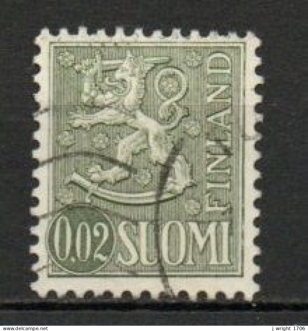 Finland, 1968, Lion, 0.02mk, USED - Usati