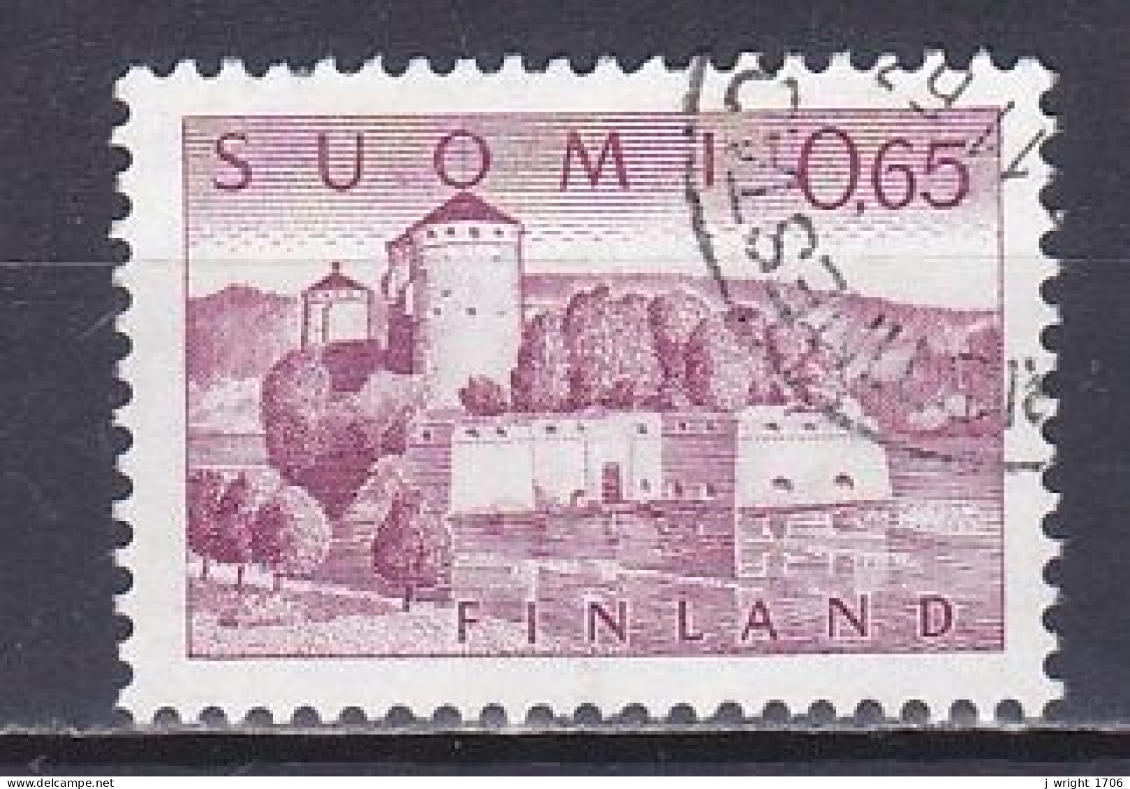 Finland, 1967, Olavinlinna Castle, 0.66mk, USED - Oblitérés