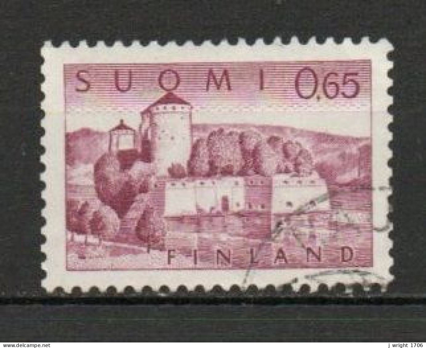Finland, 1967, Olavinlinna Castle, 0.66mk, USED - Oblitérés