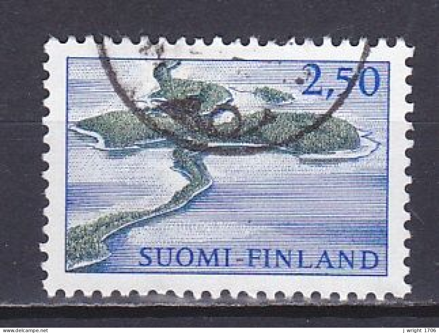 Finland, 1967, Punkaharju Nature Reserve, 2.50mk, USED - Used Stamps