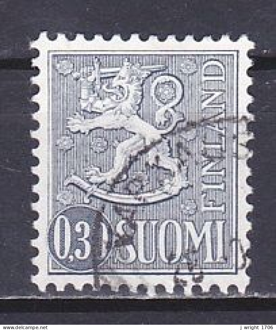 Finland, 1965, Lion/Thick Circle, 0.30mk, USED - Used Stamps