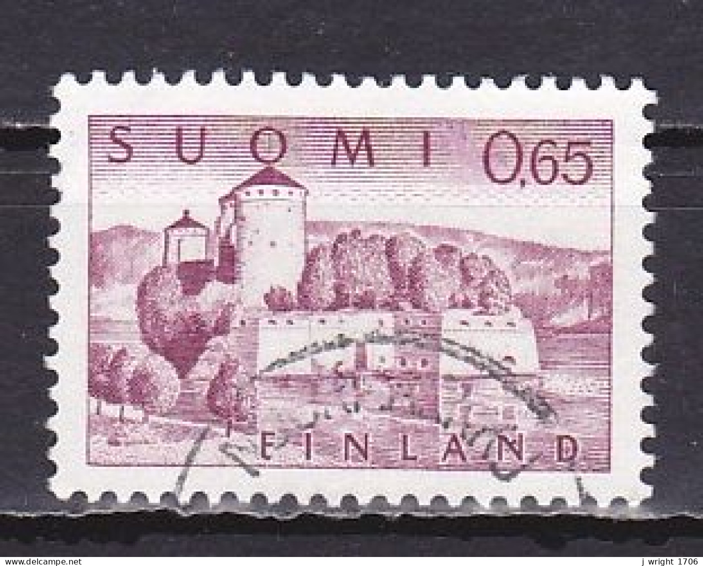 Finland, 1967, Olavinlinna Castle, 0.66mk, USED - Gebruikt