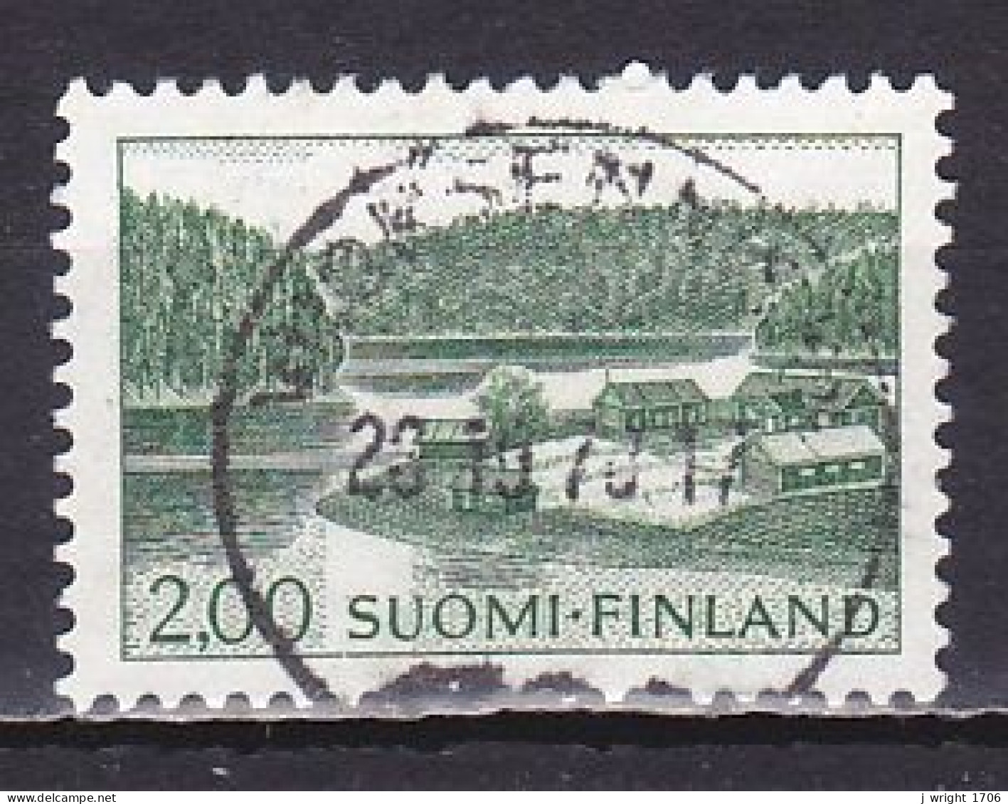 Finland, 1964, Lakeside Farm, 2.00mk, USED - Gebraucht