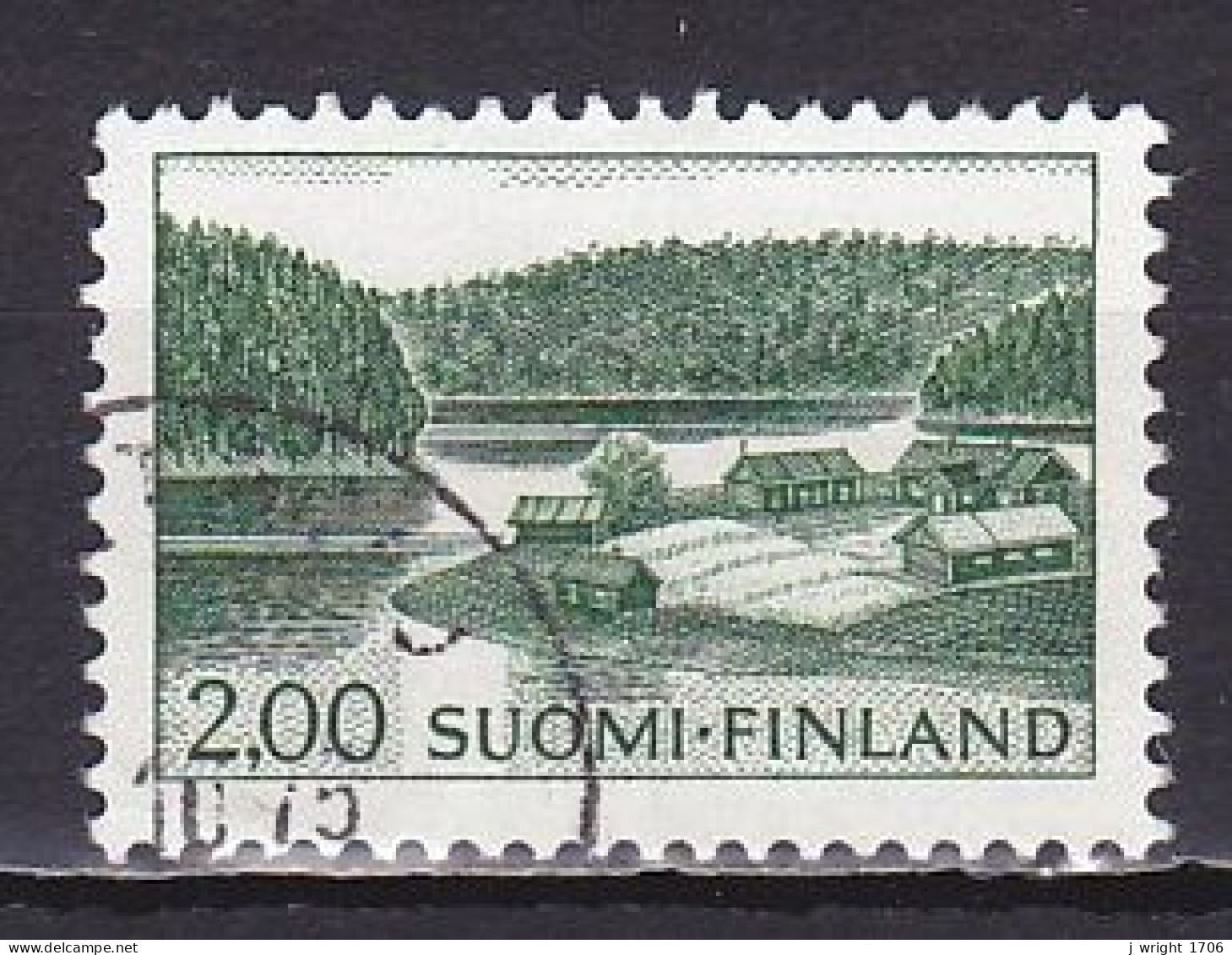 Finland, 1964, Lakeside Farm, 2.00mk/Phosphor, USED - Usati