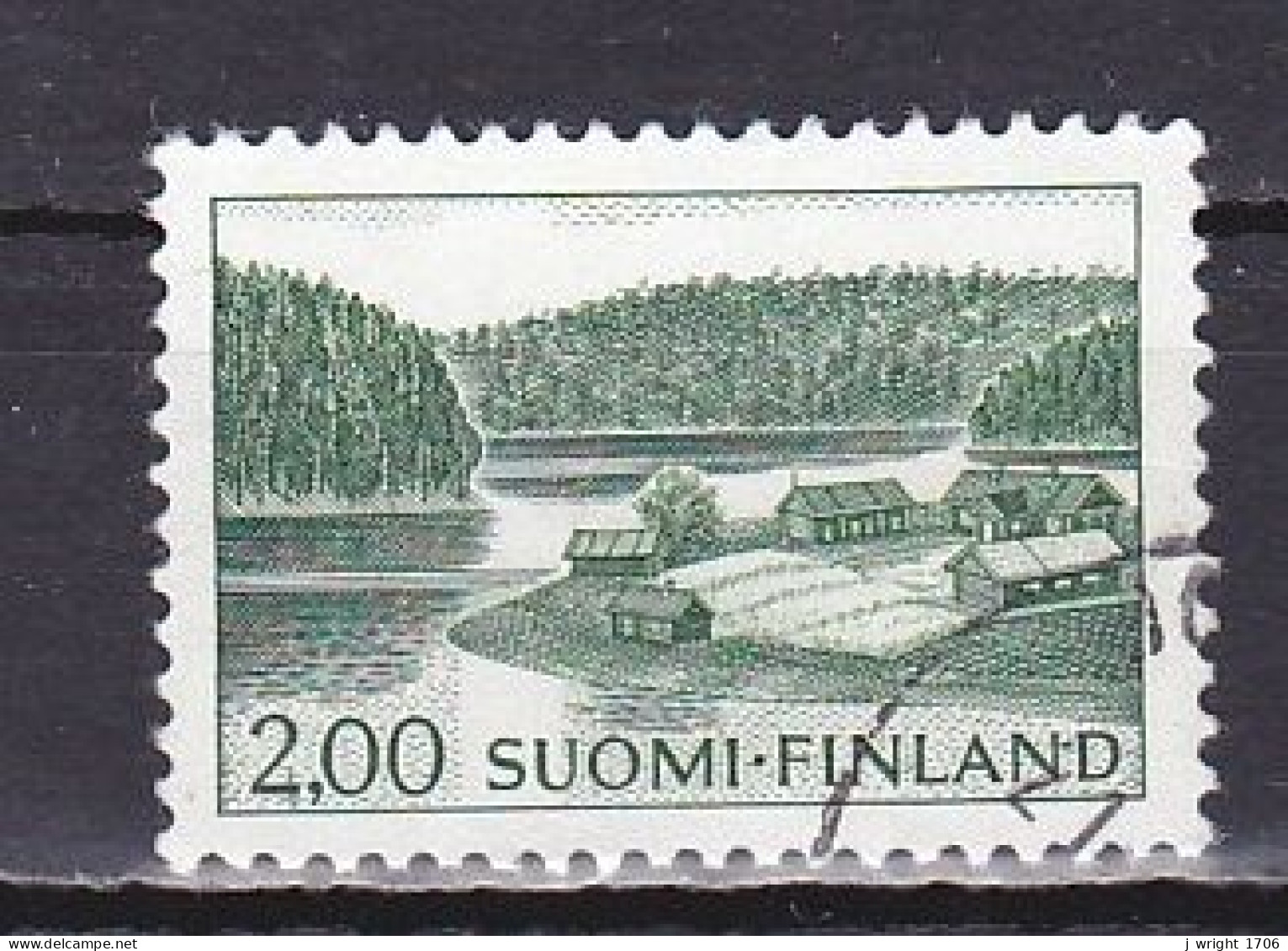 Finland, 1964, Lakeside Farm, 2.00mk/Phosphor, USED - Usati