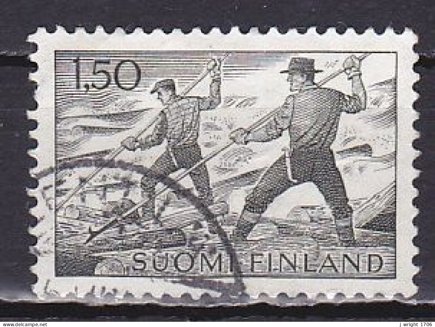 Finland, 1963, Forestry, 1.50mk, USED - Used Stamps