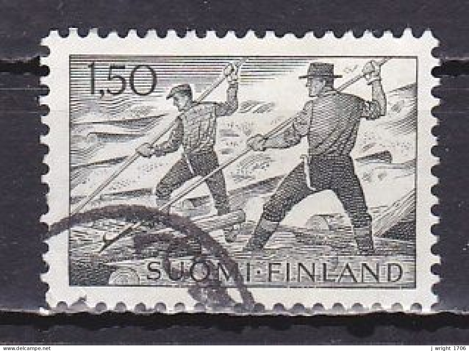 Finland, 1963, Forestry, 1.50mk, USED - Used Stamps