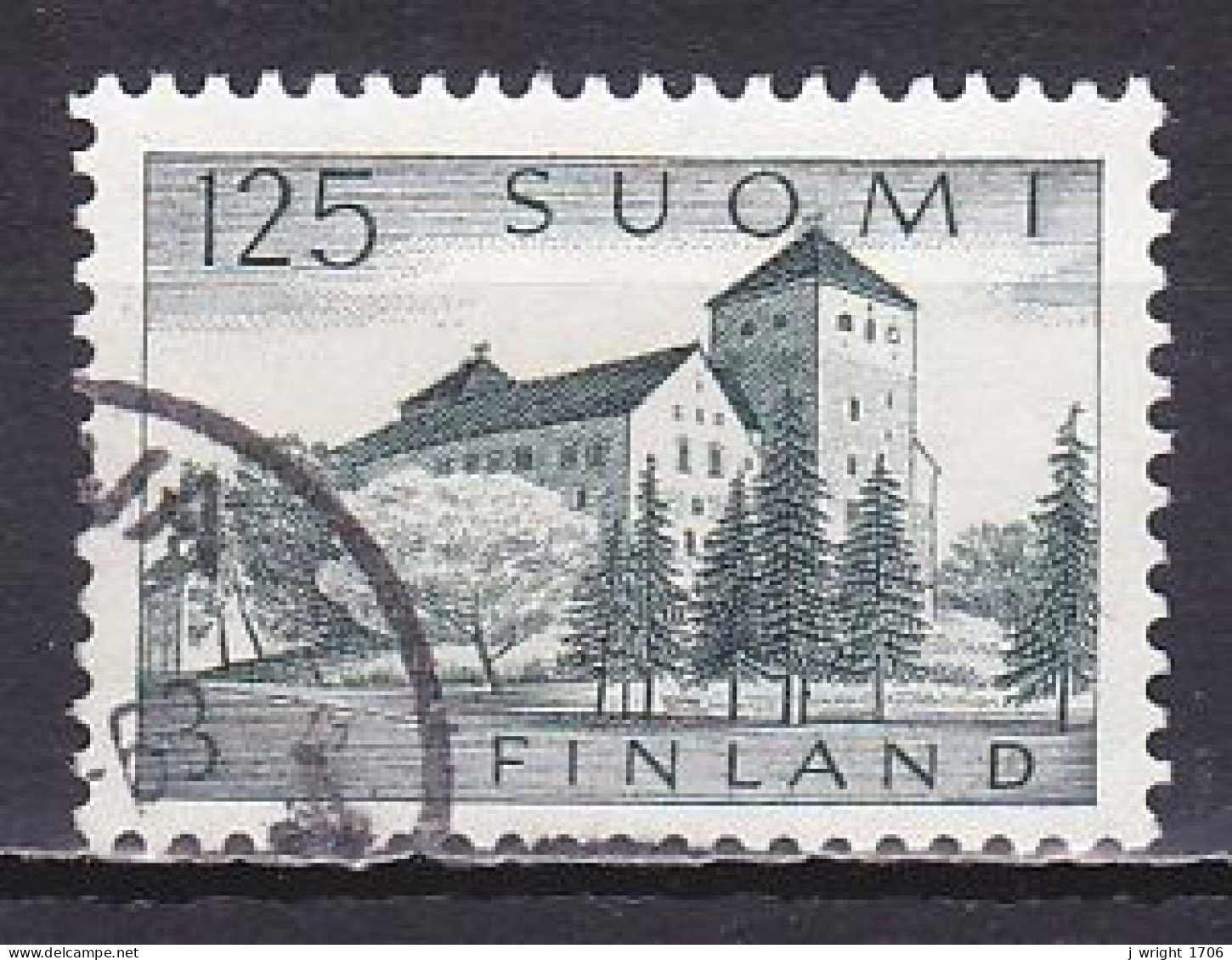 Finland, 1961, Turku Castle, 125mk, USED - Usados