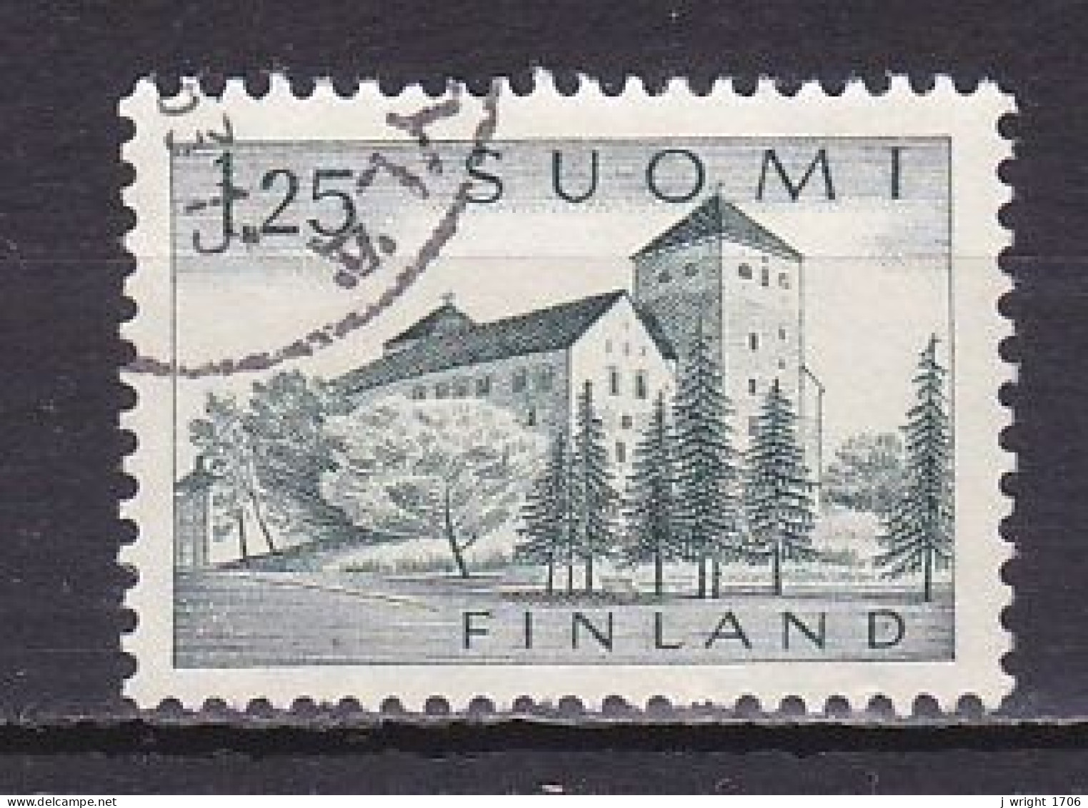 Finland, 1961, Turku Castle, 125mk, USED - Used Stamps