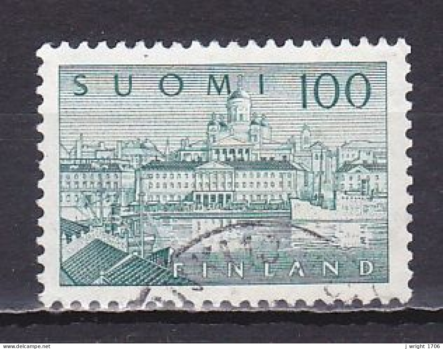 Finland, 1958, Helsinki Harbour, 100mk, USED - Oblitérés