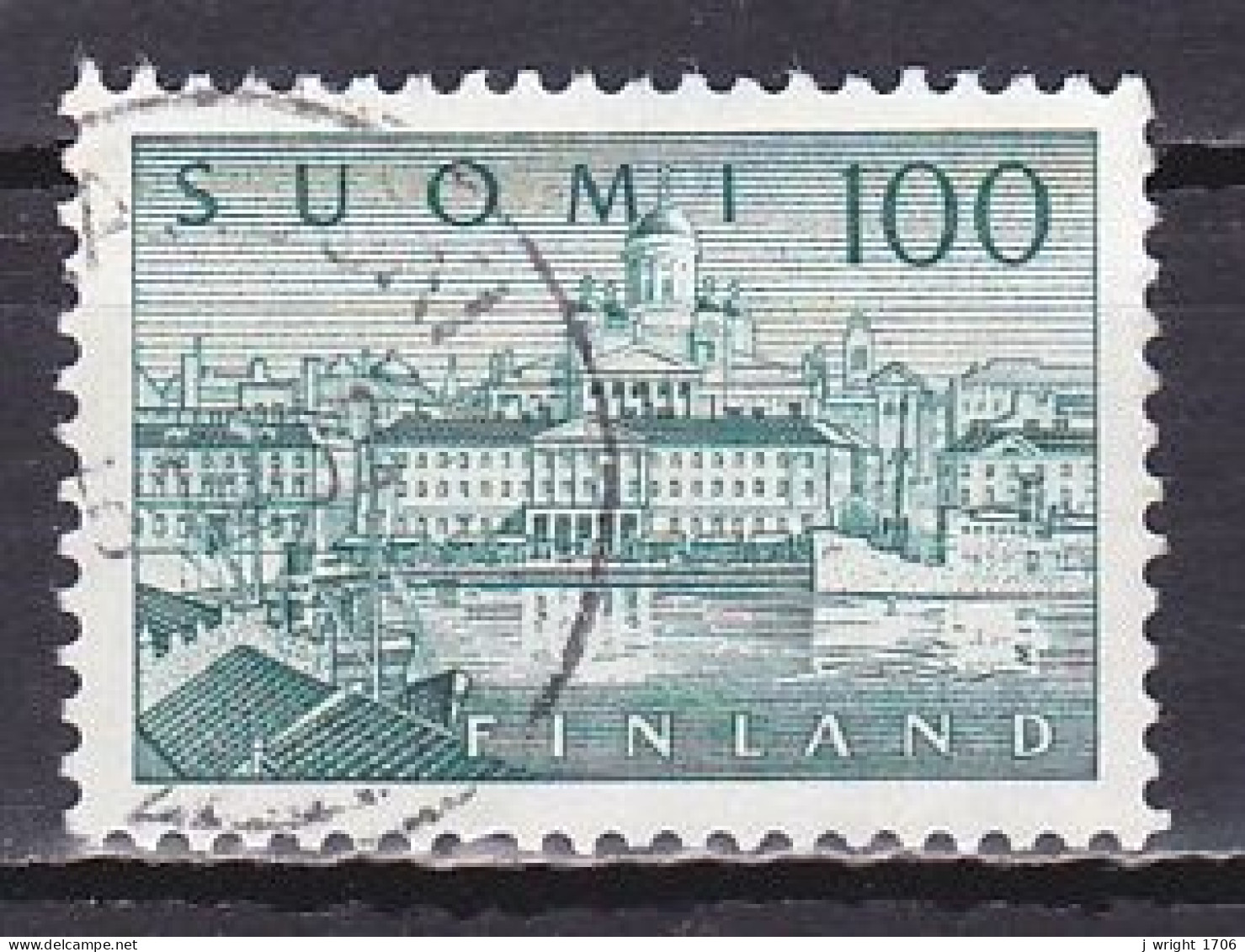 Finland, 1958, Helsinki Harbour, 100mk, USED - Used Stamps