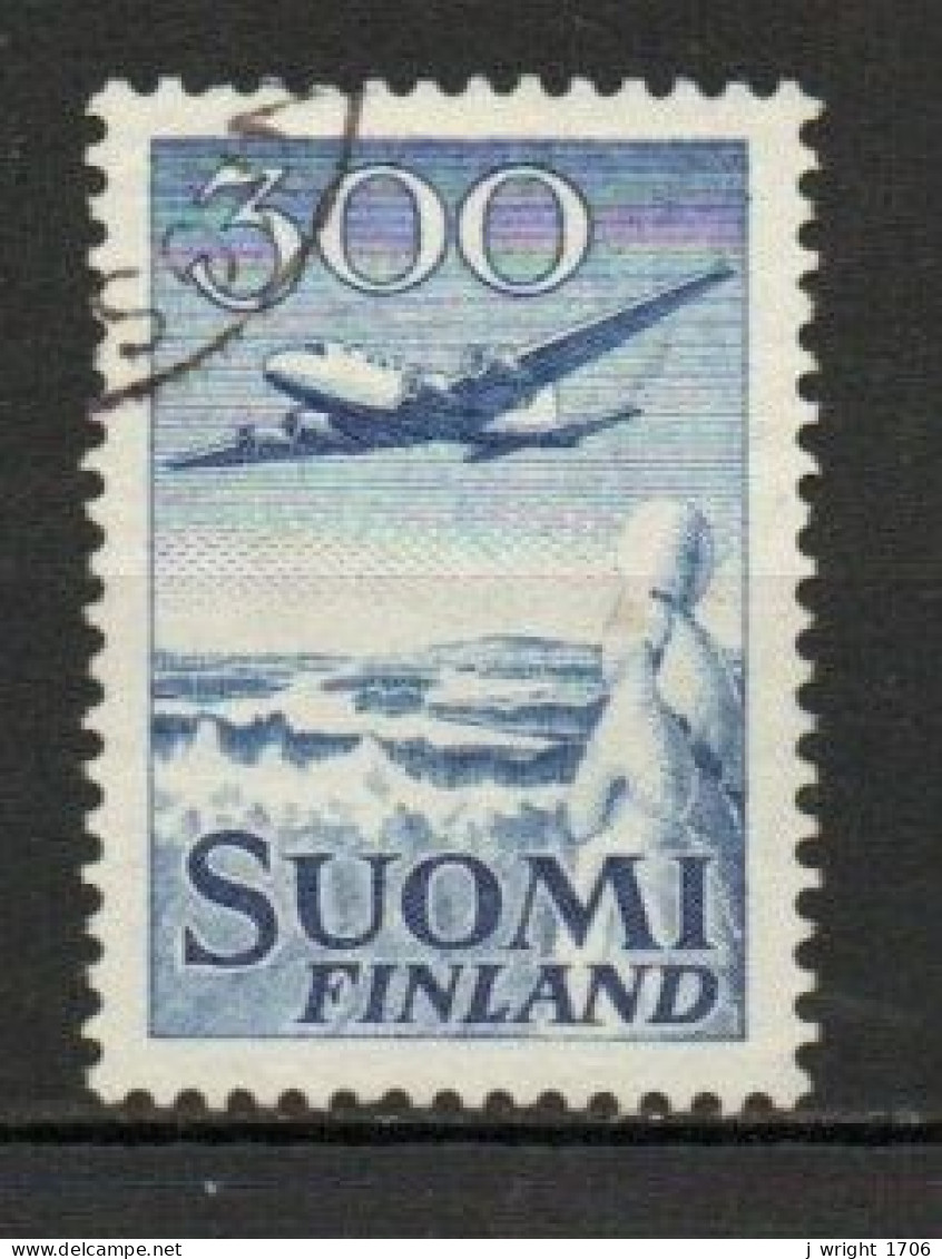 Finland, 1958, DC-6, 300mk, USED - Gebruikt