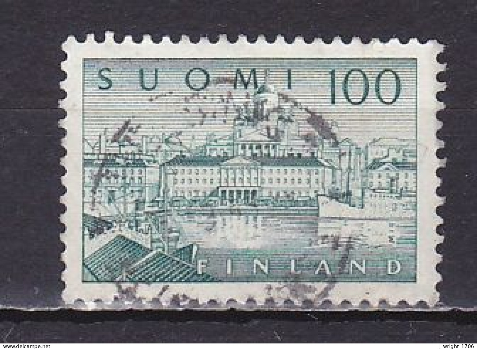 Finland, 1958, Helsinki Harbour, 100mk, USED - Usati