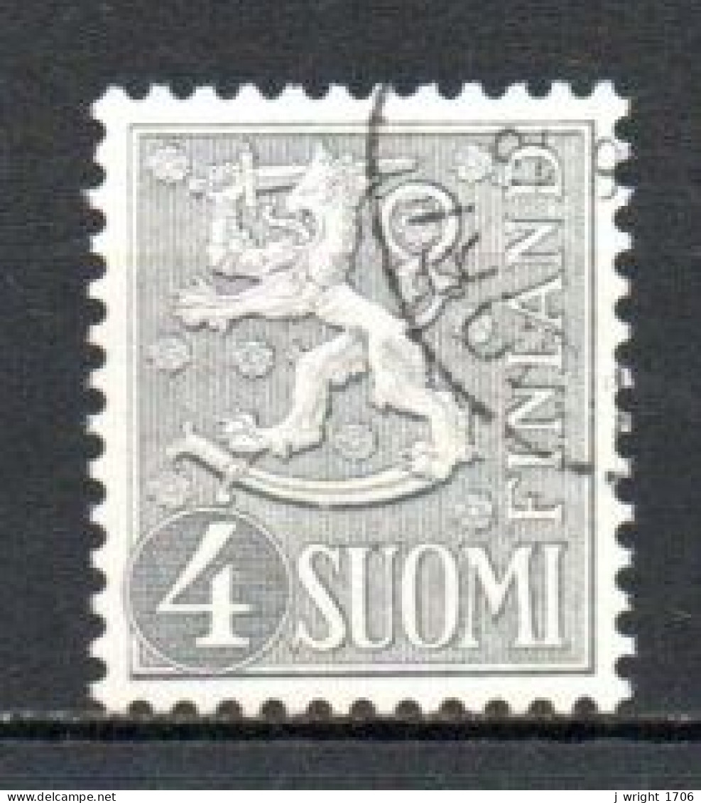 Finland, 1958, Lion, 4mk, USED - Usados