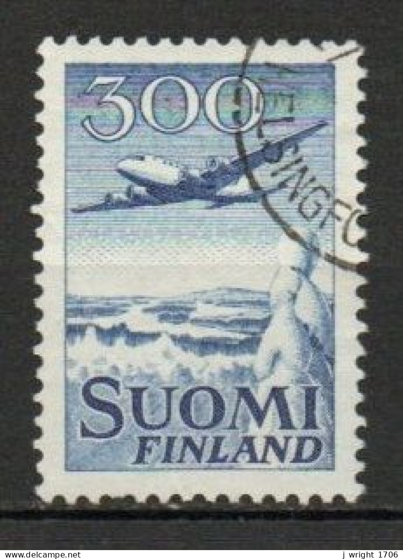 Finland, 1958, DC-6, 300mk, USED - Gebraucht