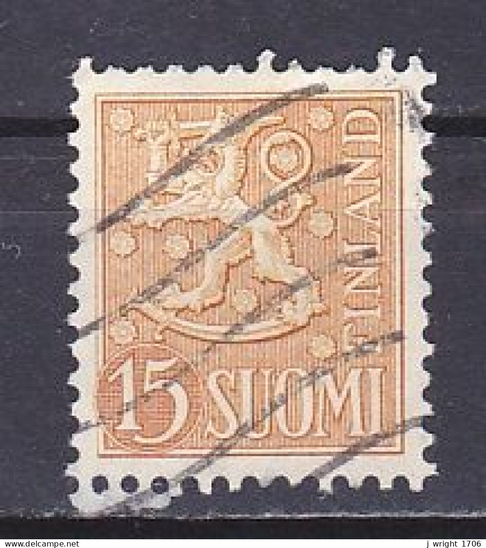 Finland, 1957, Lion, 15mk, USED - Used Stamps