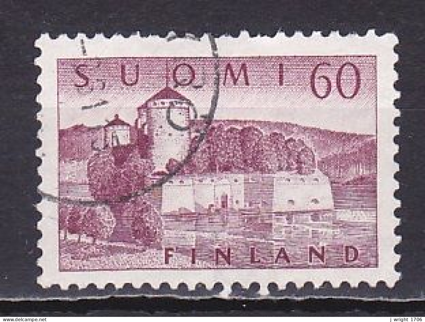 Finland, 1957, Olavinlinna Castle, 60mk, USED - Usati