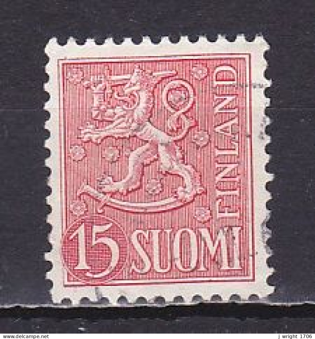 Finland, 1954, Lion, 15mk, USED - Oblitérés